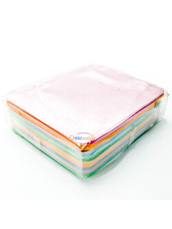 (กล่องใส่)ผ้าเช็ดเลนส์แว่นตา(นาโน) คณะสี กล่อง 100ผืน