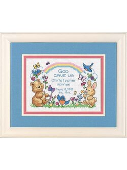 Dimensions ชุดปัก God' Baby Birth Record