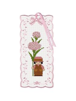 Pinn Bookmark หนูน้อยดอกคาร์เนชั่น