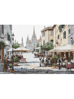 Luca-S ชุดปักครอสติช Barcelona Cathedral