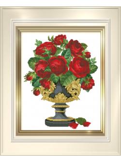 EMS ผังลาย Roses In Black and Gold Cup