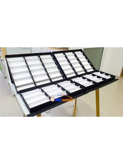 ถาดใส่โชว์แว่นตา มีฝาปิด วางต่อกัน