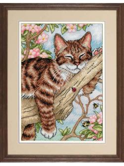 Dimensions ชุดปัก Napping Kitten