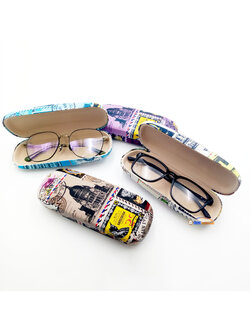 กล่องแว่นตาแฟชั่นลายอาร์ตติสสถานที่ท่อนเที่ยวอิตาลี(1แพ็ค10ใบ)