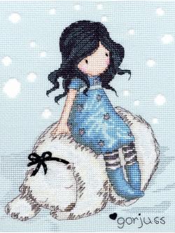 ชุดปักจีน Girl and polar bear