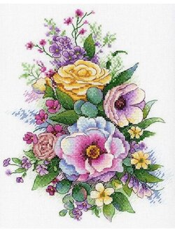 MP Studia ชุดปัก Purple spring