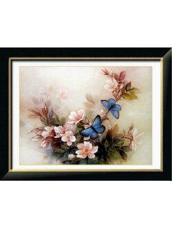 ชุดปักจีน Blue Butterfly