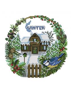 EMS ผังลาย Cottage in Winter