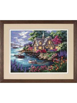 Dimensions ชุดปัก Needlepoint Cottage Cove