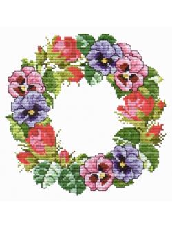 EMS ชุดปัก Viola Wreath