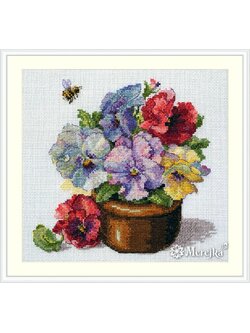 Merejka ชุดปัก Spring Pansies