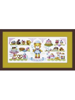 Soda ชุดปัก Teddy Bear Bakery