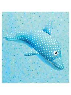 แพทเทิร์นตุ๊กตาโลมา แพทเทิร์นสำหรับงานตัดเย็บ มีเผื่อเย็บให้แล้ว ตัดผ้าเท่าแพทเทิร์นได้เลย