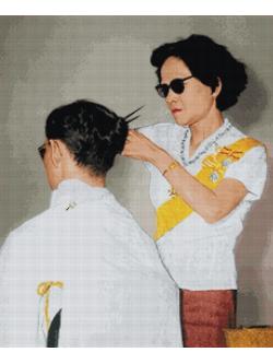 Pinn สมเด็จย่าและในหลวง ร.๙