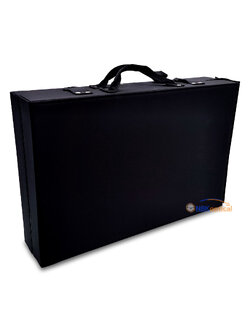 กระเป๋าใส่แว่นตา มีฝาใสปิด ล็อคกระดุมขนาดกะทัดรัด ใส่แว่นสายตาแว่นกันแดด ( 32 ช่อง )