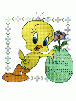 Pinn ชุดปัก Happy Birthday