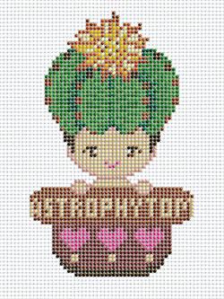 Pinn ชุดปักลูกปัด แคคตัสทรงมงกุฏ