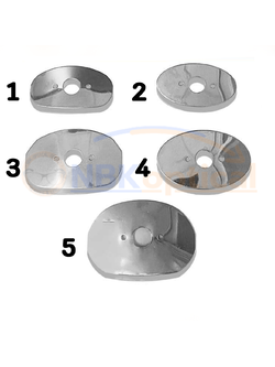 แผ่นรองแพทเทิร์นโลหะเครื่องเจียรออโต้ (ขาย5ชิ้น) ราคา250