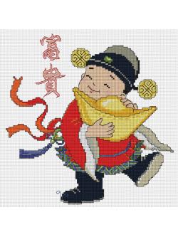 Pinn เด็กจีนอุ้มตำลึงทอง – ร่ำรวยเงินทอง