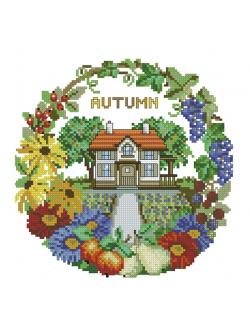 EMS ผังลาย Cottage in Autumn