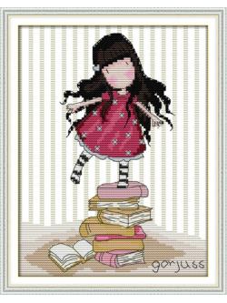 ชุดปักจีน The little girl standing higher