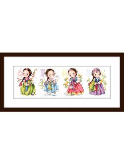 Soda ชุดปัก Four seasons Girl