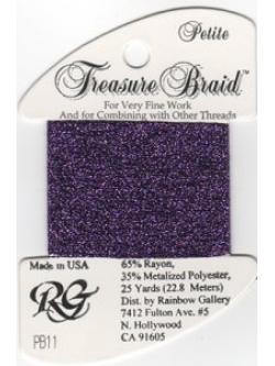 Rainbow Gallery Treasure Braid Petite : Purple