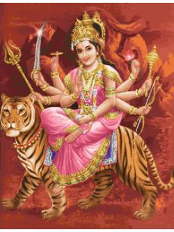 Pinn พระแม่อุมาประทับหลังเสือ