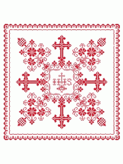 EMS ผังลาย Christening Pillow