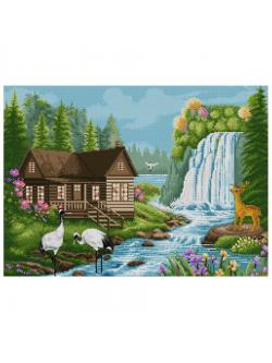 Pinn House & Water fall