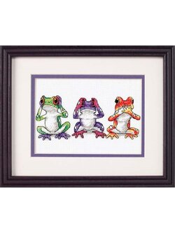 Dimensions ชุดปัก Tree Frog Trio