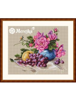 Merejka ชุดปัก Still Life with Grape