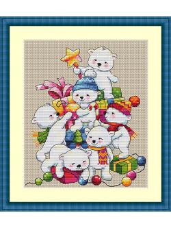 Merejka ชุดปัก Christmas Bears