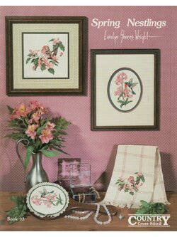 Country Cross Stitch ผังลาย Spring Nestlings