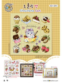 Soda ผังลาย Chocolate Cat