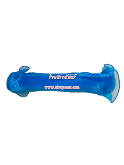 สไบผ้าแก้ว-สีฟ้าเข้ม (กว้าง 13 นิ้ว ยาว 3 หลา)