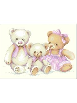 Nattee ชุดปัก Teddy Family