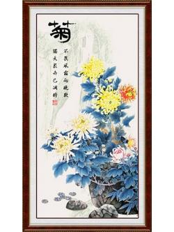 ชุดปักจีน Chrysanthemum