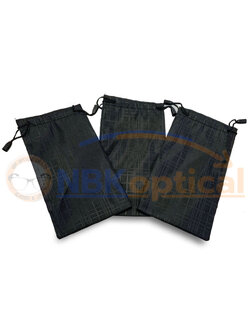 ถุงใส่แว่นตาสีดําลวดลายสวยงามทรงสปอตร์