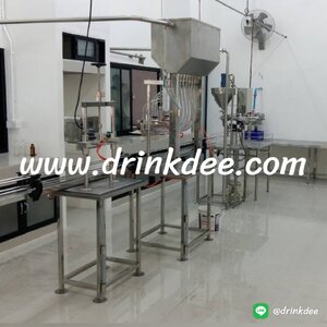 เครื่องบรรจุขวด กึ่งอัตโนมัติและเครื่องปิดฝา