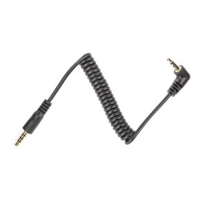 Saramonic SR-PMC2 1/8” (3.5 mm) TRS Male to 1/8” (3.5 mm) TRRS Male for UwMic9, UwMic10 & UwMic15 Wireless Systems to Apple iPhones & iPads or Android Smartphones & Tablets
