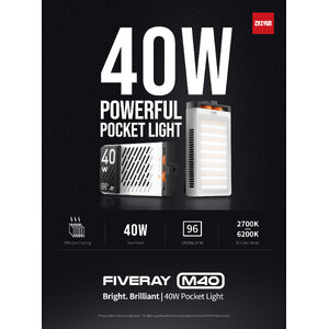 Fiveray M40 Powerful pocket light