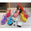 รองเท้าส้นสูง 7.2 นิ้วส้นหนา ไซต์ 34-43 สีดำ/แดง/ขาว/เงิน/ชมพูอ่อน/ชมพูเข้ม/ฟ้า/ม่วง/เหลือง