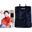 **หมดแล้ว** (มีกล่อง) JOURNAL STANDARD Fur Bag กระเป๋าผ้า Eco-fur สีกรมท่าหรูหรา