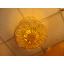 โคมไฟหวายติดเพดาน Rattan ceiling lamp