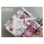 ผ้าขนหนูเนื้อ cotton ลายกากบาทเล็ก ขนาดเช็ดผม 15x30 นิ้ว แพ็คถุงกระดาษ