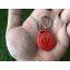 พวงกุญเเจคีย์การ์ด Keytag (Proximity 125Khz.) (เเบบหยดน้ำ ยี่ห้อ mango)(สีแดง)