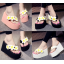 รองเท้าส้นสูงฟองน้ำสีดำ ขาว ชมพู ไซต์ 35-41