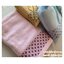 ผ้าขนหนูเนื้อ cotton ลายกากบาทใหญ่ ขนาดเช็ดตัว 29x57 นิ้ว