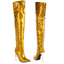 รองเท้าบูทยาวปลายแหลม ไซต์ 34-43 สีเขียว/เหลือง/น้ำเงิน/เสือดาว
